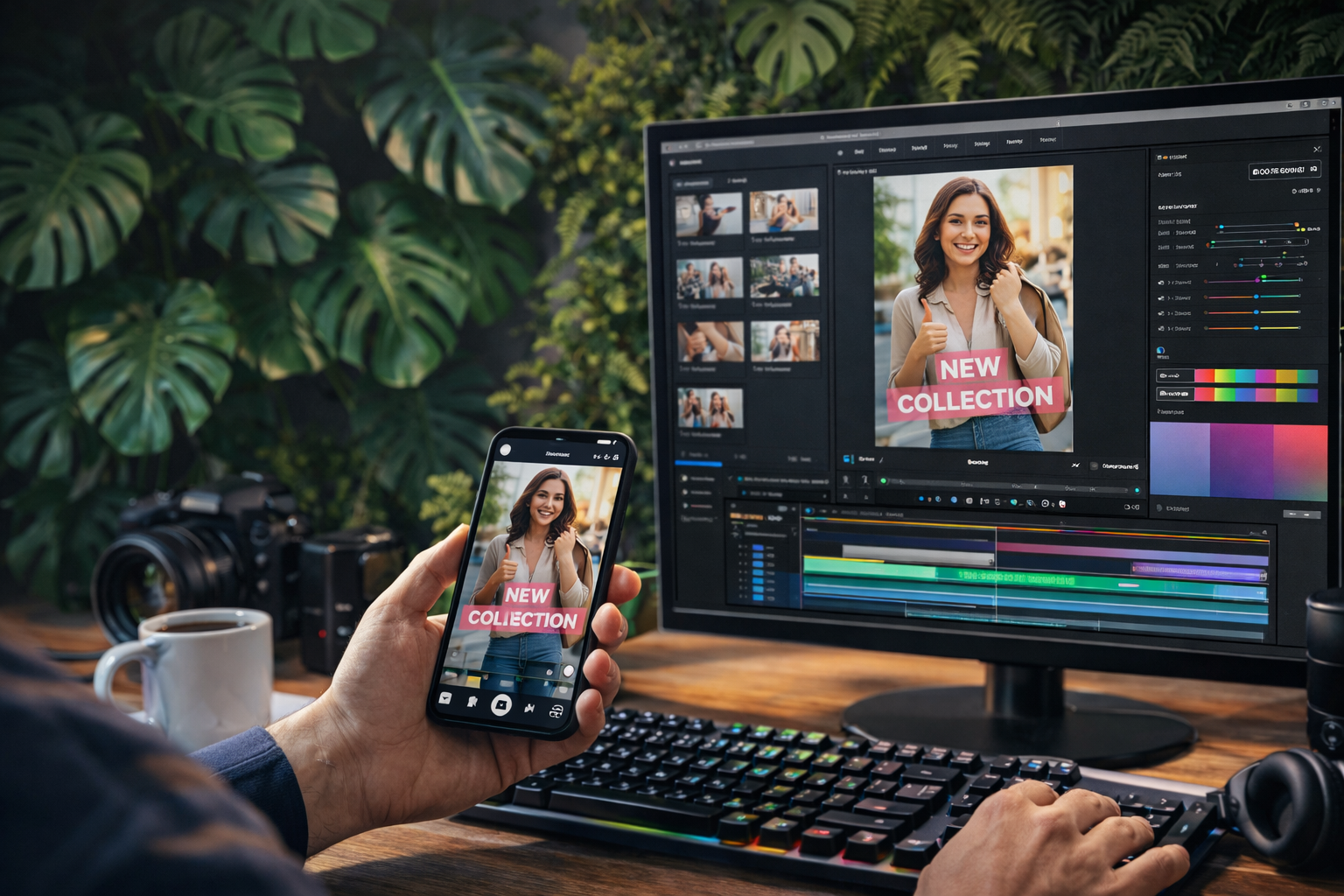 Editare video profesională pentru reclame și campanii marketing VisionFlow